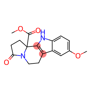 2,3,5,6,11,11b-Hexahydro-8-methoxy-3-oxo-1H-indolizino[8,7-b]indole-11b-carboxylic acid methyl ester