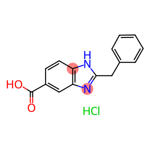 2-BENZYL-1 H-BENZOIMIDAZOLE-5-CARBOXYLIC ACID HYDROCHLORIDE