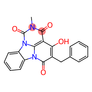 5-Benzyl-2-methyl-4-hydroxy-1H,6H-2,6a,10b-triazafluoranthene-1,3,6(2H)-trione