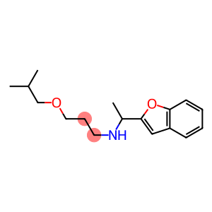 [1-(1-benzofuran-2-yl)ethyl][3-(2-methylpropoxy)propyl]amine