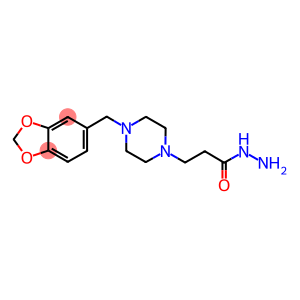3-(4-BENZO[1,3]DIOXOL-5-YLMETHYL-PIPERAZIN-1-YL)-PROPIONIC ACID HYDRAZIDE