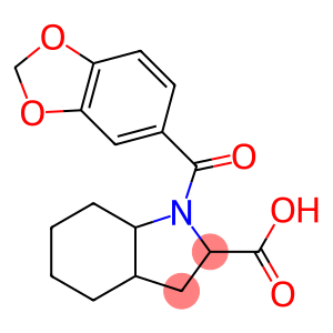 1-(1,3-benzodioxol-5-ylcarbonyl)octahydro-1H-indole-2-carboxylic acid