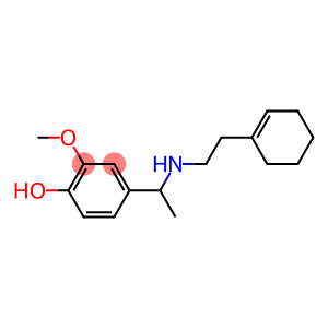 4-(1-{[2-(cyclohex-1-en-1-yl)ethyl]amino}ethyl)-2-methoxyphenol