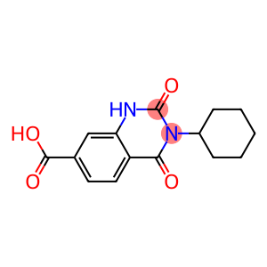 3-cyclohexyl-2,4-dioxo-1,2,3,4-tetrahydroquinazoline-7-carboxylic acid