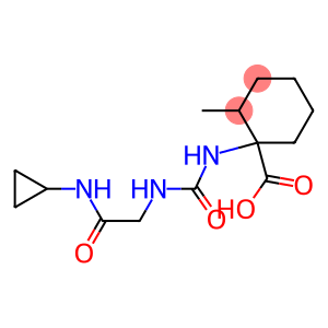 1-[({[2-(cyclopropylamino)-2-oxoethyl]amino}carbonyl)amino]-2-methylcyclohexanecarboxylic acid