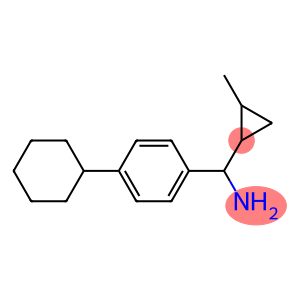 (4-cyclohexylphenyl)(2-methylcyclopropyl)methanamine