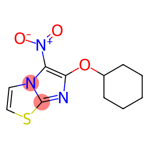 6-(cyclohexyloxy)-5-nitroimidazo[2,1-b][1,3]thiazole
