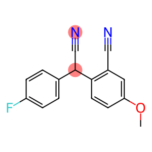 (2-Cyano-4-methoxyphenyl)(4-fluorophenyl)acetonitrile