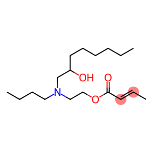 Crotonic acid 2-[N-butyl-N-(2-hydroxyoctyl)amino]ethyl ester