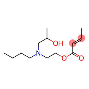 (E)-2-Butenoic acid 2-[N-butyl-N-(2-hydroxypropyl)amino]ethyl ester