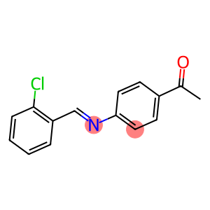 N-(2-CHLOROBENZYLIDENE)-4-ACETYLANILINE
