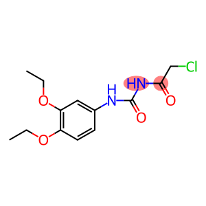2-CHLORO-N-[[(3,4-DIETHOXYPHENYL)AMINO]CARBONYL]ACETAMIDE