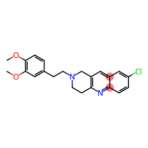 8-CHLORO-2-[2-(3,4-DIMETHOXYPHENYL)ETHYL]-1,2,3,4-TETRAHYDROBENZO[B]-1,6-NAPHTHYRIDINE