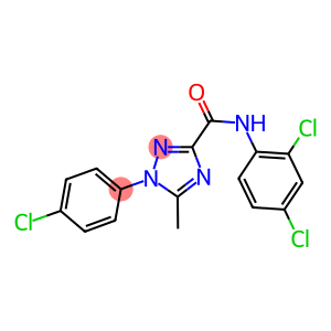 1-(4-CHLOROPHENYL)-N-(2,4-DICHLOROPHENYL)-5-METHYL-1H-1,2,4-TRIAZOLE-3-CARBOXAMIDE