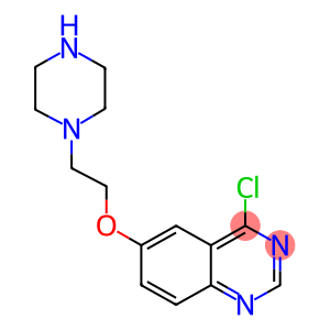 4-CHLORO-6-(2-PIPERAZIN-1-YL-ETHOXY)-QUINAZOLINE