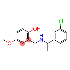 2-({[1-(3-chlorophenyl)ethyl]amino}methyl)-4-methoxyphenol
