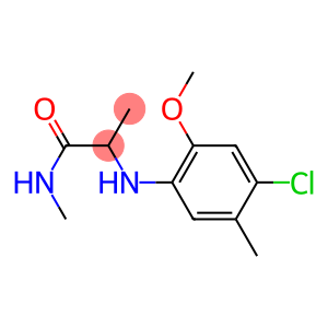 2-[(4-chloro-2-methoxy-5-methylphenyl)amino]-N-methylpropanamide