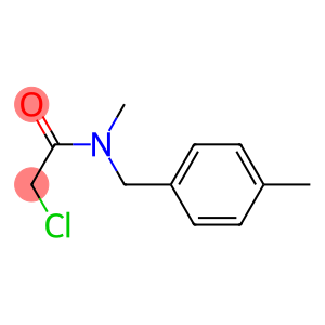 2-chloro-N-methyl-N-[(4-methylphenyl)methyl]acetamide
