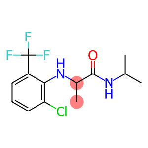 2-{[2-chloro-6-(trifluoromethyl)phenyl]amino}-N-(propan-2-yl)propanamide