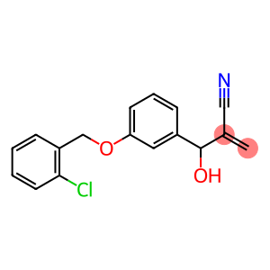 2-({3-[(2-chlorophenyl)methoxy]phenyl}(hydroxy)methyl)prop-2-enenitrile