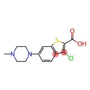 3-chloro-6-(4-methylpiperazin-1-yl)benzo[b]thiophene-2-carboxylic acid