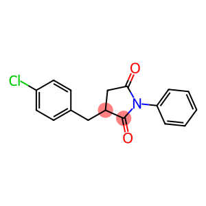 3-(4-chlorobenzyl)-1-phenyl-2,5-pyrrolidinedione