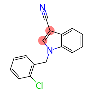 1-(2-chlorobenzyl)-1H-indole-3-carbonitrile