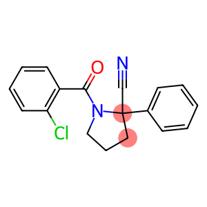 1-(2-chlorobenzoyl)-2-phenyl-2-pyrrolidinecarbonitrile