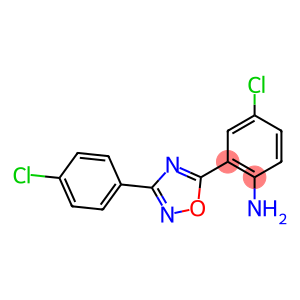 4-chloro-2-[3-(4-chlorophenyl)-1,2,4-oxadiazol-5-yl]aniline