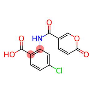 4-chloro-2-{[(2-oxo-2H-pyran-5-yl)carbonyl]amino}benzoic acid