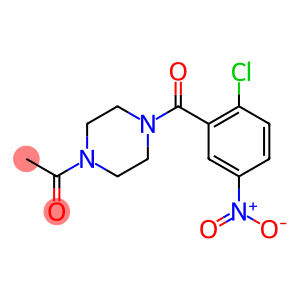 1-{4-[(2-chloro-5-nitrophenyl)carbonyl]piperazin-1-yl}ethan-1-one