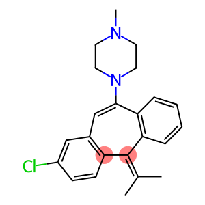 2-Chloro-10-(4-methylpiperazino)-5-isopropylidene-5H-dibenzo[a,d]cycloheptene