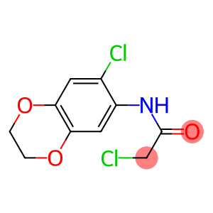 2-CHLORO-N-(7-CHLORO-2,3-DIHYDRO-1,4-BENZODIOXIN-6-YL)ACETAMIDE
