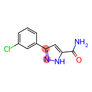 3-(3-Chlorophenyl)-1H-pyrazole-5-carboxamide ,97%