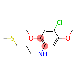4-chloro-2,5-dimethoxy-N-[3-(methylsulfanyl)propyl]aniline