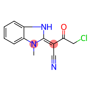 4-CHLORO-2-(1-METHYL-2,3-DIHYDRO-1H-BENZO[D]IMIDAZOL-2-YLIDEN)-3-OXOBUTANENITRILE