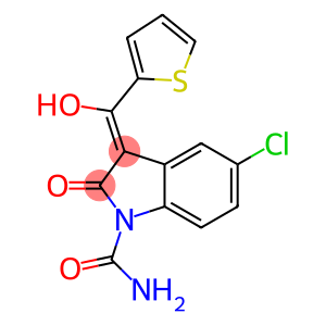 5-Chloro-2,3-dihydro-3-[hydroxy(2-thienyl)methylene]-2-oxo-1H-indole-1-carboxamide
