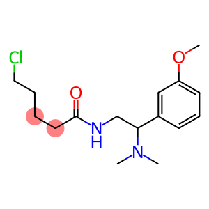 5-chloro-N-[2-(dimethylamino)-2-(3-methoxyphenyl)ethyl]pentanamide