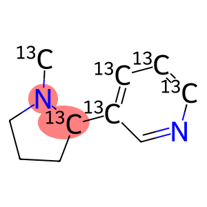 (±)-3-(1-Methyl-2-pyrrolidinyl)pyridine-13C6