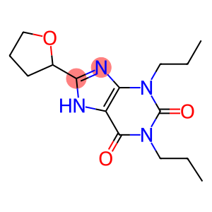 1,3-Dipropyl-8-[(tetrahydrofuran)-2-yl]xanthine