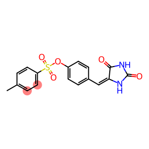 4-[(2,5-dioxotetrahydro-1H-imidazol-4-yliden)methyl]phenyl 4-methylbenzene-1-sulfonate
