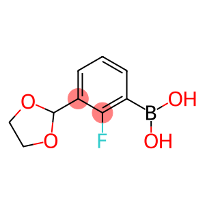 [3-(1,3-DIOXOLAN-2-YL)-2-FLUOROPHENYL]BORONIC ACID