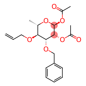1,2-Di-O-acetyl-4-O-allyl-3-O-benzyl-a-L-rhamnpyranose