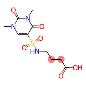 4-[(1,3-dimethyl-2,4-dioxo-1,2,3,4-tetrahydropyrimidine-5-)sulfonamido]butanoic acid