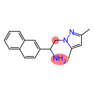 2-(3,5-dimethyl-1H-pyrazol-1-yl)-1-(2-naphthyl)ethanamine