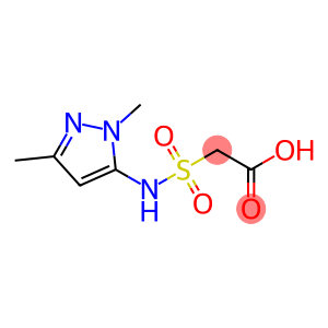 2-[(1,3-dimethyl-1H-pyrazol-5-yl)sulfamoyl]acetic acid