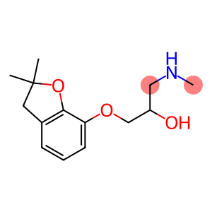 {3-[(2,2-dimethyl-2,3-dihydro-1-benzofuran-7-yl)oxy]-2-hydroxypropyl}(methyl)amine
