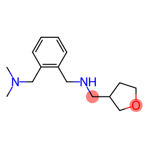 ({2-[(dimethylamino)methyl]phenyl}methyl)(oxolan-3-ylmethyl)amine