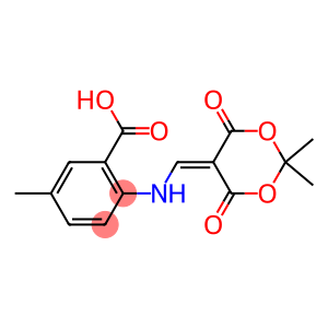 2-{[(2,2-dimethyl-4,6-dioxo-1,3-dioxan-5-yliden)methyl]amino}-5-methylbenzenecarboxylic acid