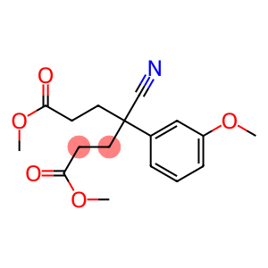 DIMETHYL4-CYANO-4-(M-METHOXYPHENYL)PIMELATE